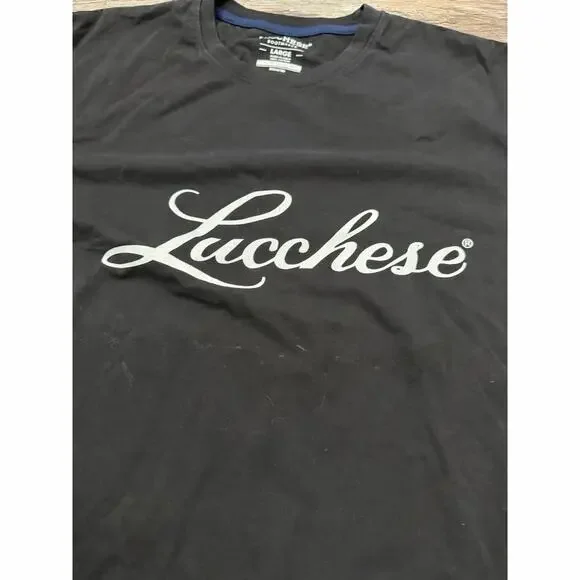 LUCCHESE SCRIPT TEE in black size Large - Picture 5 of 8